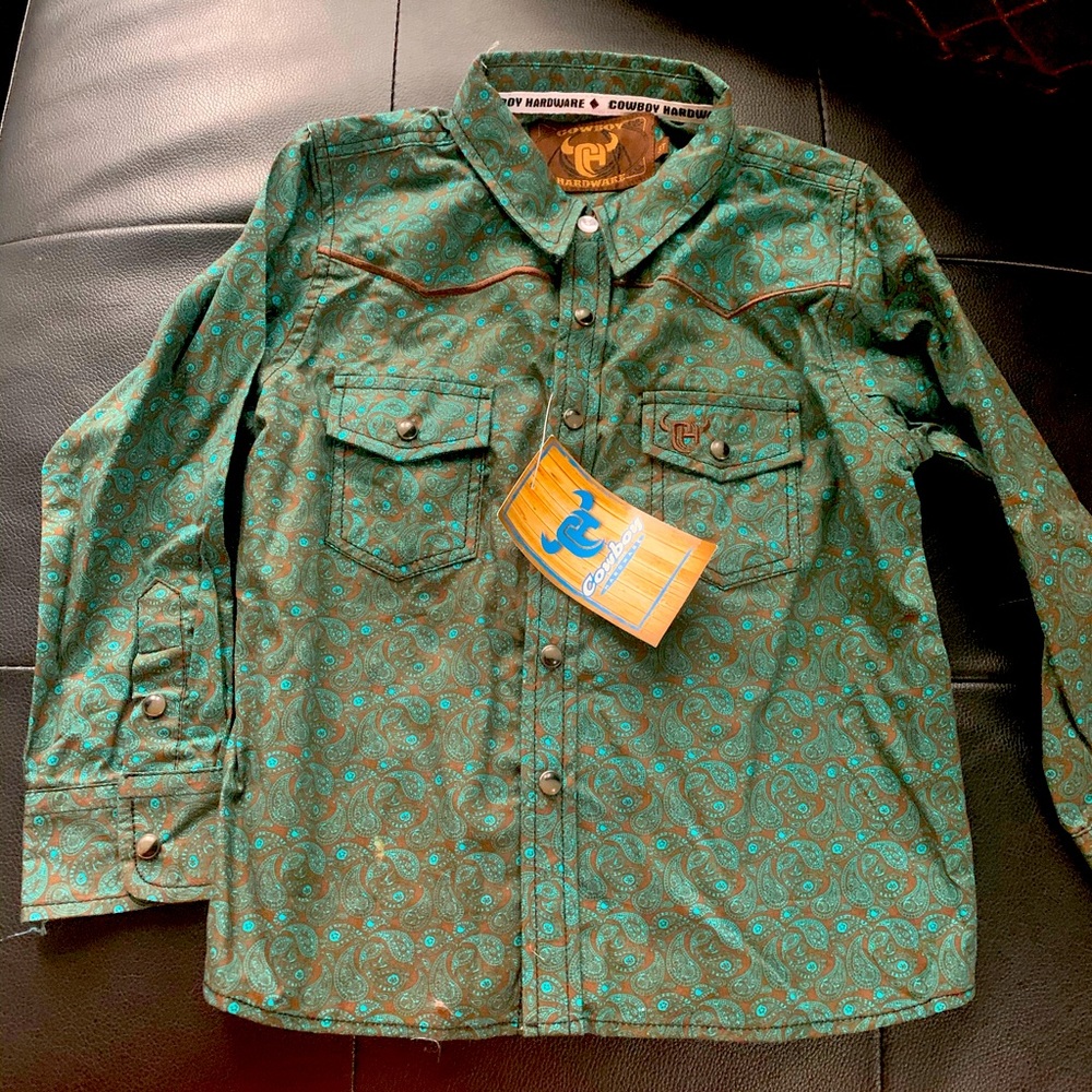 3T Western Button Up Long Sleeve